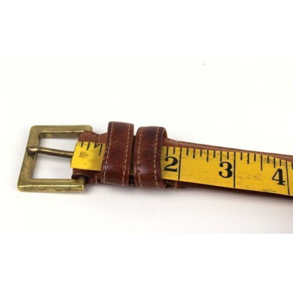 Coach BROWN GENUINE LEATHER 1.25"Wd CASUAL DRESS MEN'S BELT Sz 34/85 (F29 - Picture 10 of 13